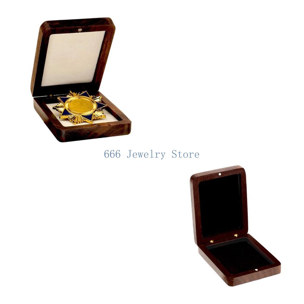 Collectors Coins Jewelry & Watches Of Smithtown - F2TD ไม้ผู้ถือป้ายไม้เหรียญคอนเทนเนอร์เหรียญที่ระลึก