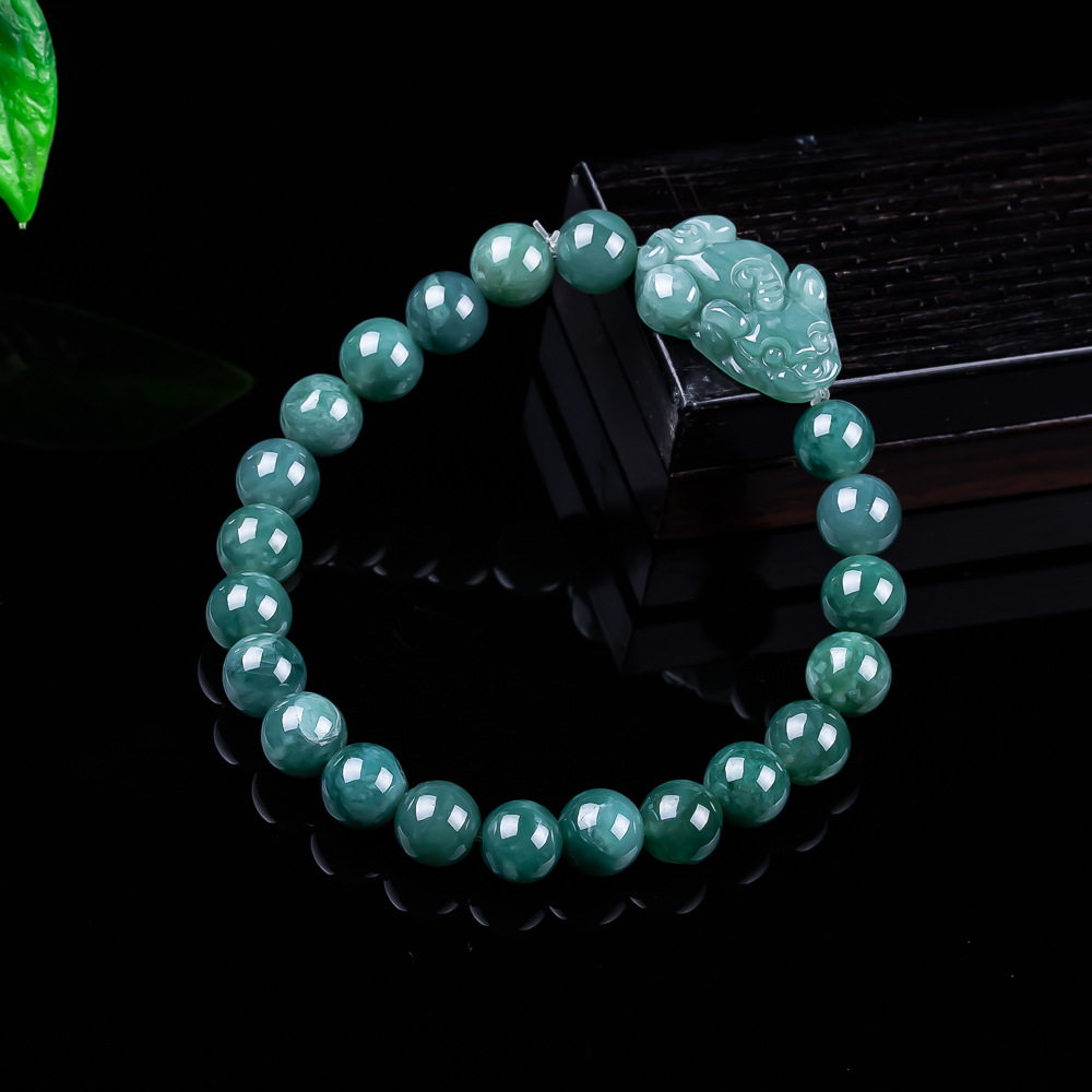 Jewelry & Watches Sp Z Oo Janów Lubelski - หยกพม่าธรรมชาติ กำไลข้อมือปี่เซียะ ของขวัญเครื่องรางโบราณสำหรับผู้หญิง เครื่องประดับกำไลหยกแท้