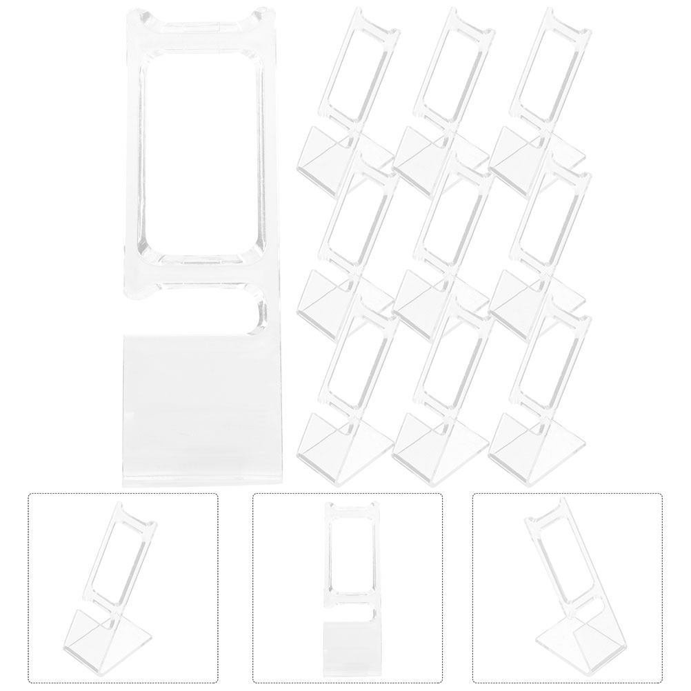 Jewelry Organizer Watches - 50 ชิ้น แท่นวางโชว์นาฬิกาพลาสติกใส ประหยัดพื้นที่ ที่วางนาฬิกาข้อมือและเครื่องประดับ สำหรับจัดเก็บและจัดระเบียบ