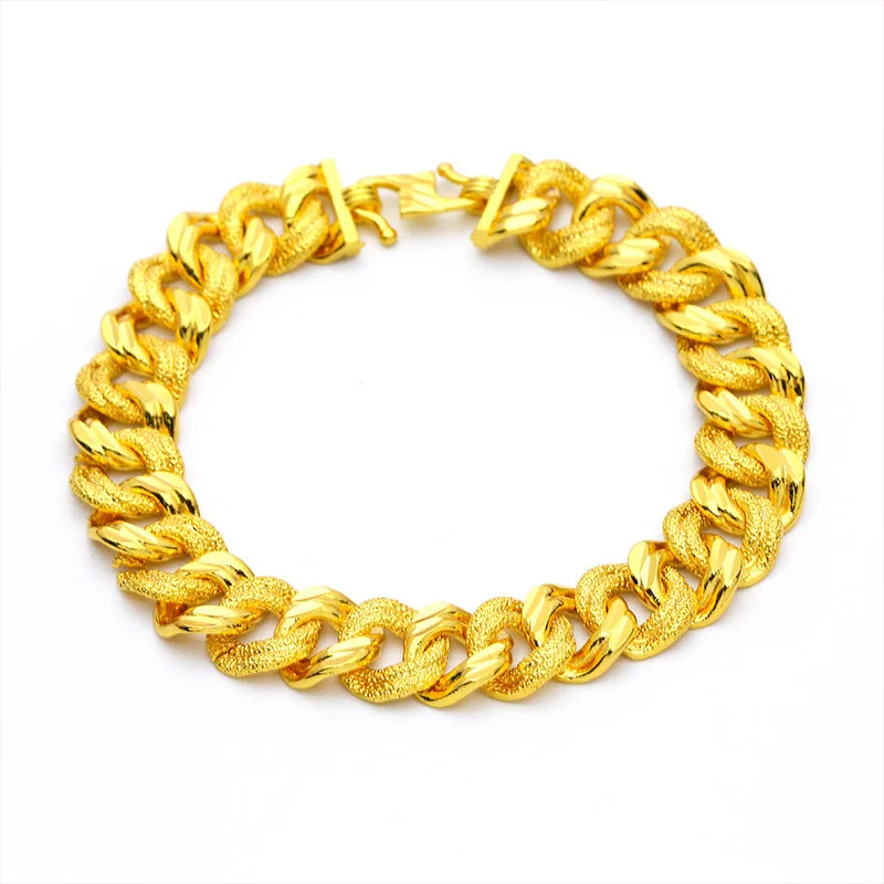Fine Jewelry Watches Women - สร้อยข้อมือสีทองสำหรับผู้หญิงผู้ชายสายนาฬิกาก้าวร้าวสุดๆกว้าง12มม. สีทองงานหมั้นงานแต่งงานของขวัญเครื่องประดับชั้นดี