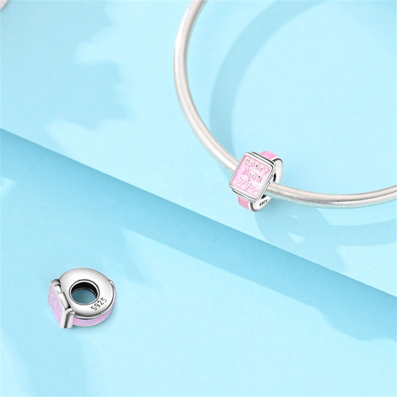 Fine Jewelry Watches Women - ชาร์มนาฬิกาสปอร์ตเงินแท้ 925 ใหม่ สำหรับใส่กับสร้อยข้อมือขนาด 3 มม.