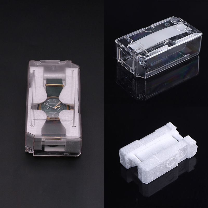 Jewelry And Watches Box - กล่องเก็บเครื่องประดับอเนกประสงค์ กล่องใส่นาฬิกา กล่องนาฬิกาผู้ชาย กล่องนาฬิกาวินเทจแบบโปร่งใส กล่องนาฬิกาแบบช่องเดียว กล่องของขวัญคริสต์มาส