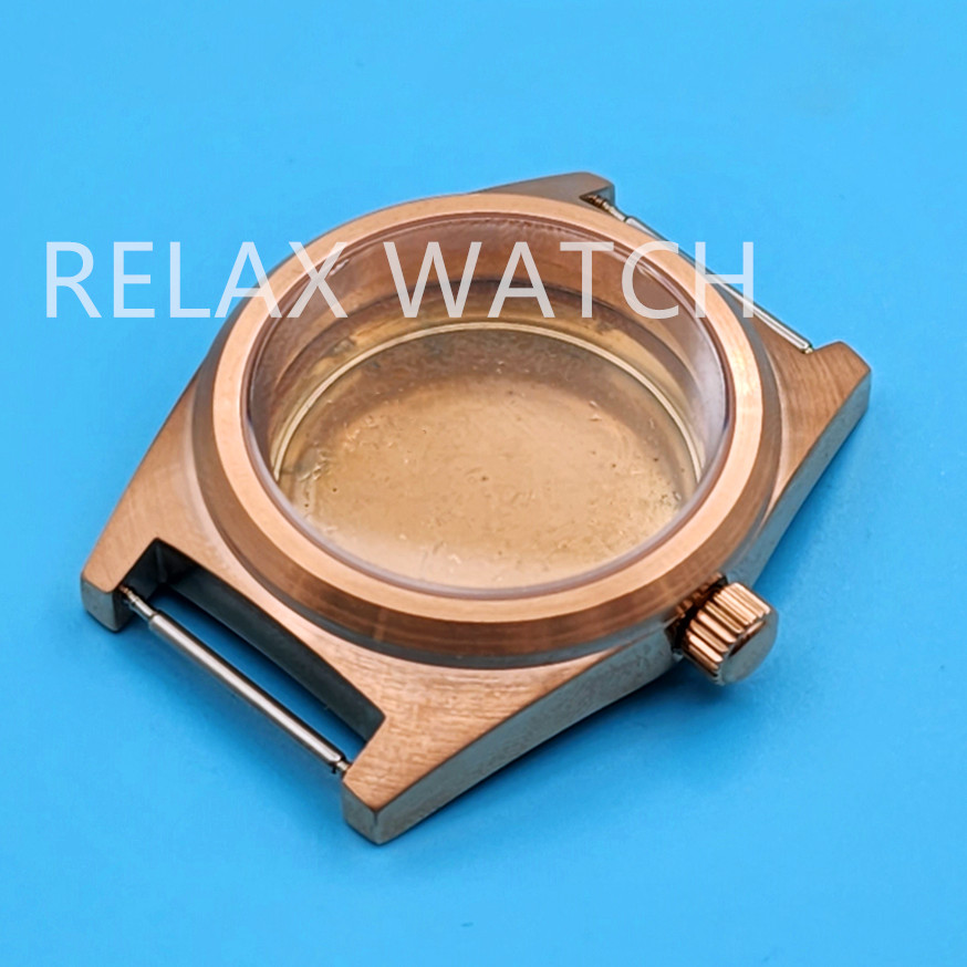 Rg Watches & Jewelry Gmbh - ตัวเรือนนาฬิกาสแตนเลสสตีลวินเทจแบบกระจกโค้งขนาด 38 มม. รองรับกลไกอัตโนมัติ Japan NH35