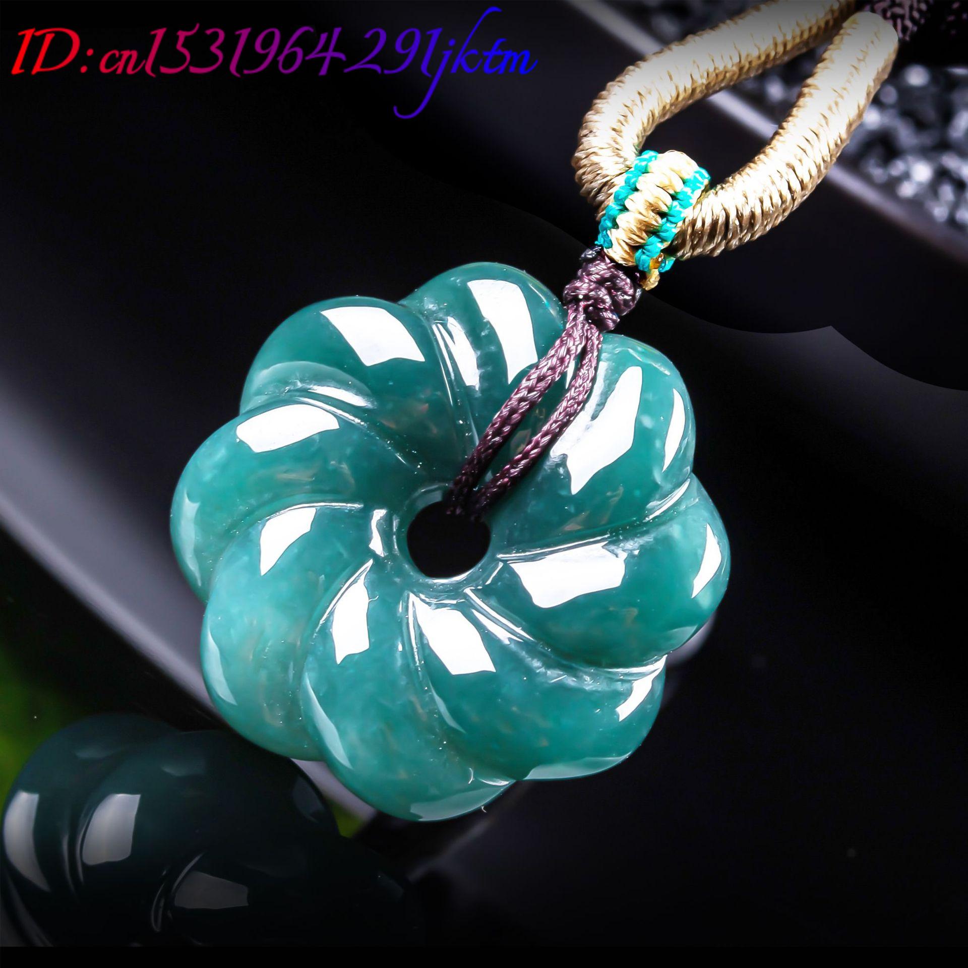จี้สร้อยคอหยกพม่าแท้รูปดอกไม้  - Jewelry & Watches Sp Z Oo Janów Lubelski บทวิจารณ์และราคา