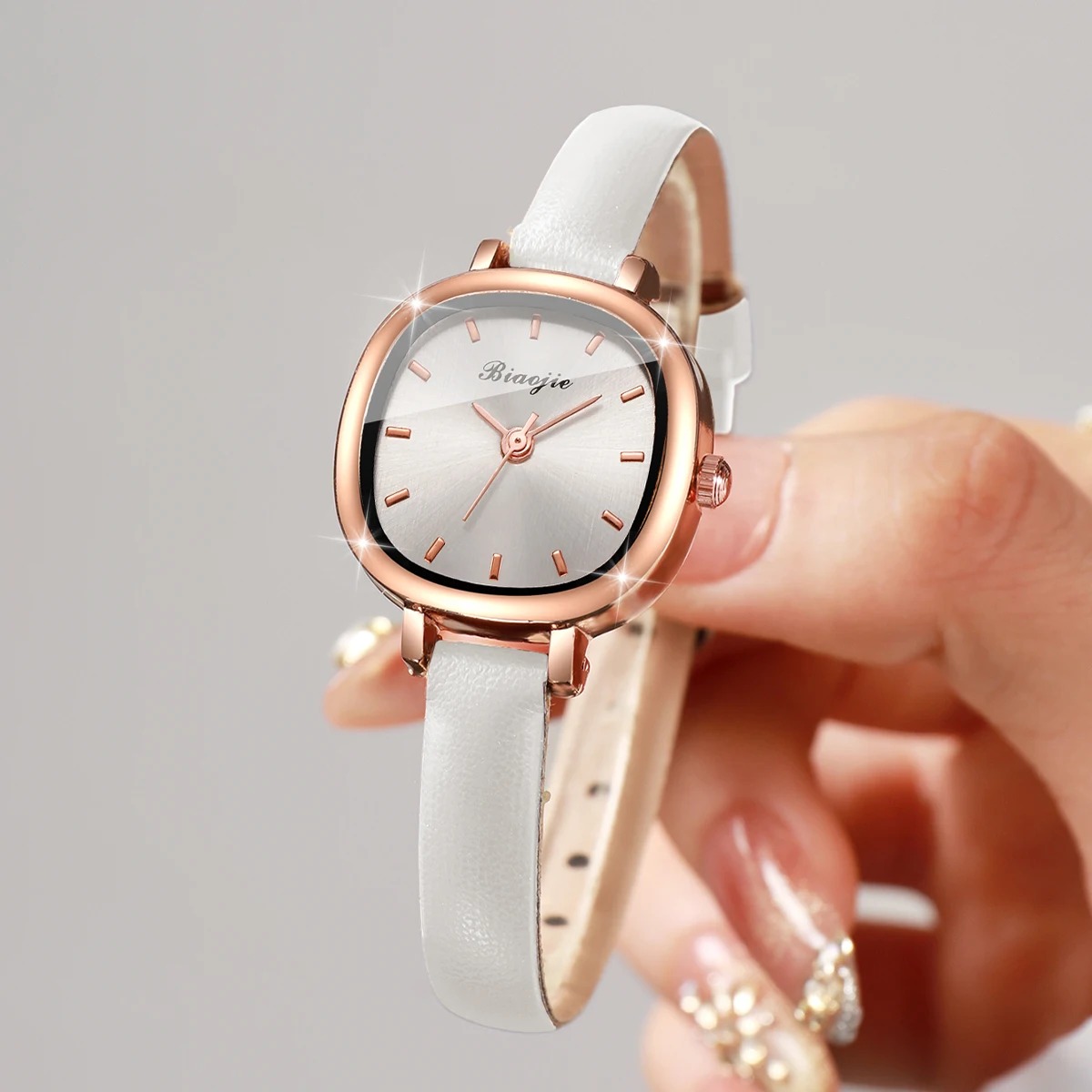 5 ชิ้นแฟชั่นสแควร์ผู้หญิงนาฬิก - Fine Jewelry Watches Women บทวิจารณ์และราคา
