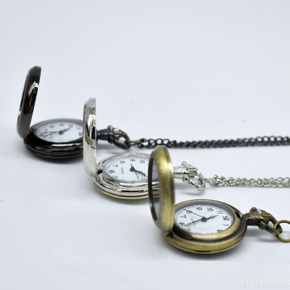 สร้อยคอจี้นาฬิกาพกโลหะวินเทจแบ - Mens Mechanical Watch บทวิจารณ์และราคา