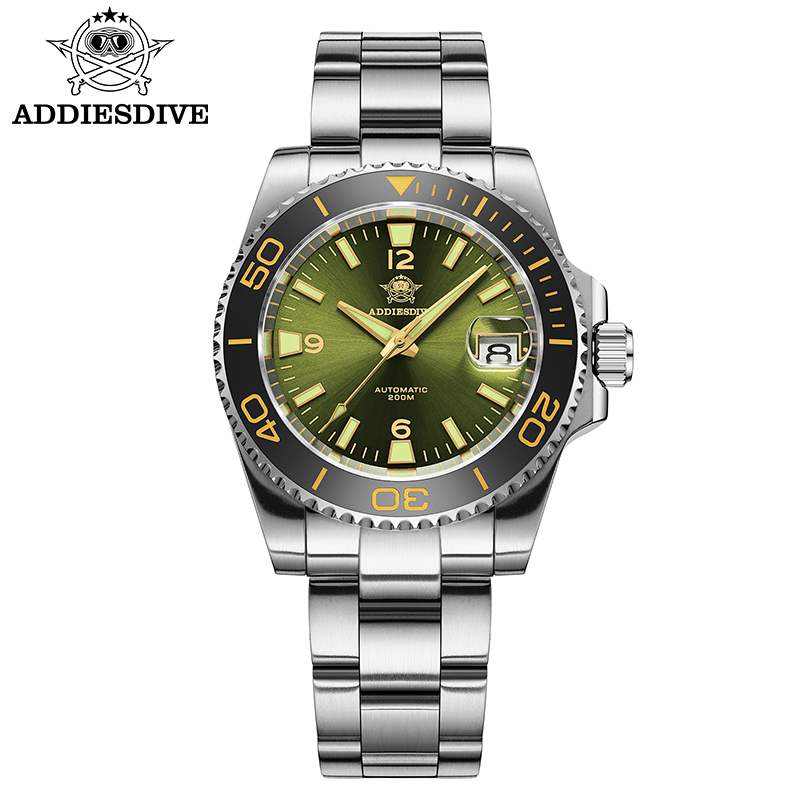 ADDIESDIVE ใหม่ดําน้ําของขวัญน - Mens Mechanical Watch บทวิจารณ์และราคา