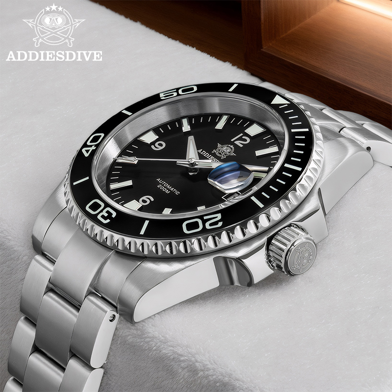 ADDIESDIVE ใหม่ดําน้ําของขวัญน - Mens Mechanical Watch บทวิจารณ์และราคา