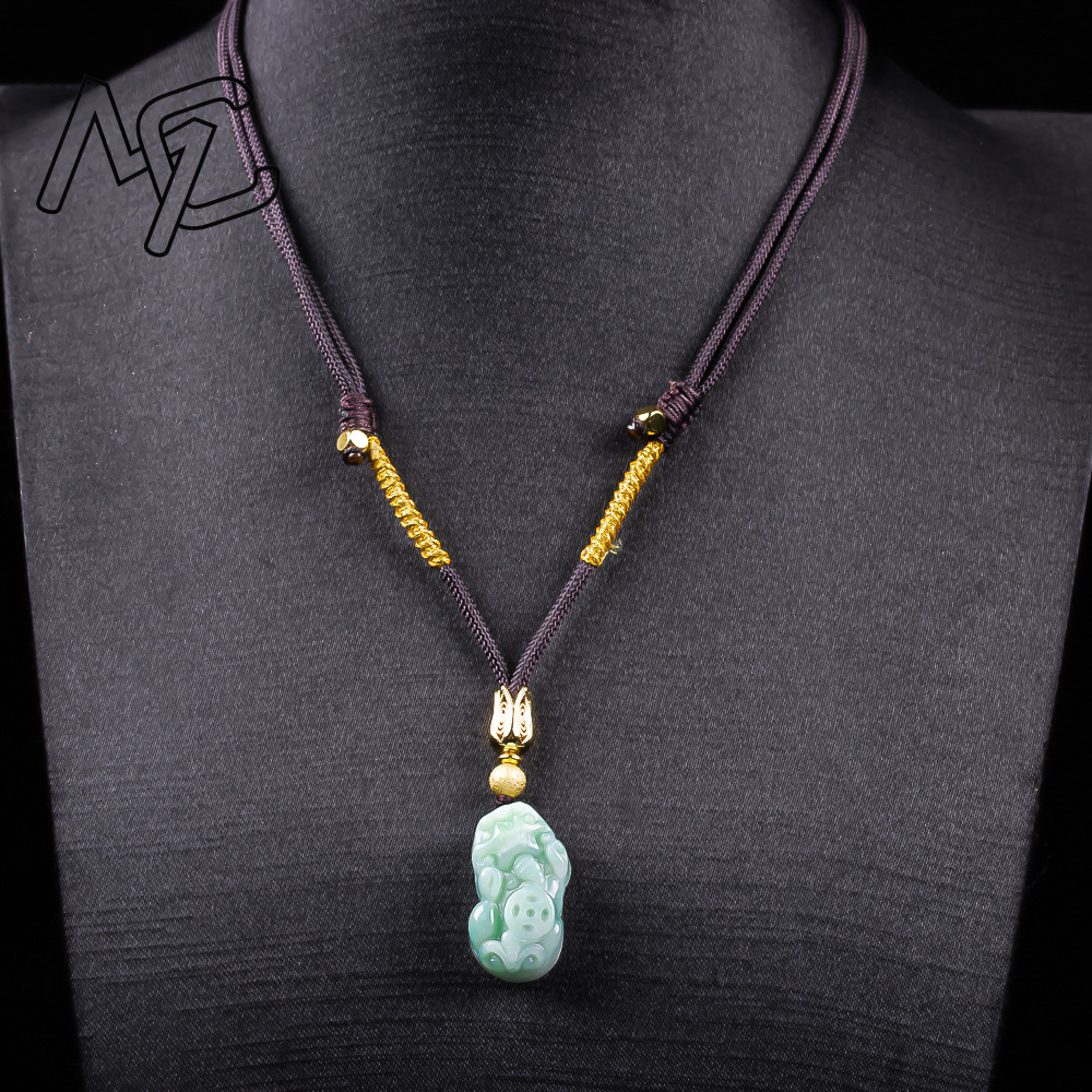 จี้หยกพิกซิวสีเขียวมรกตธรรมชาต - Jewelry & Watches Sp Z Oo Janów Lubelski บทวิจารณ์และราคา