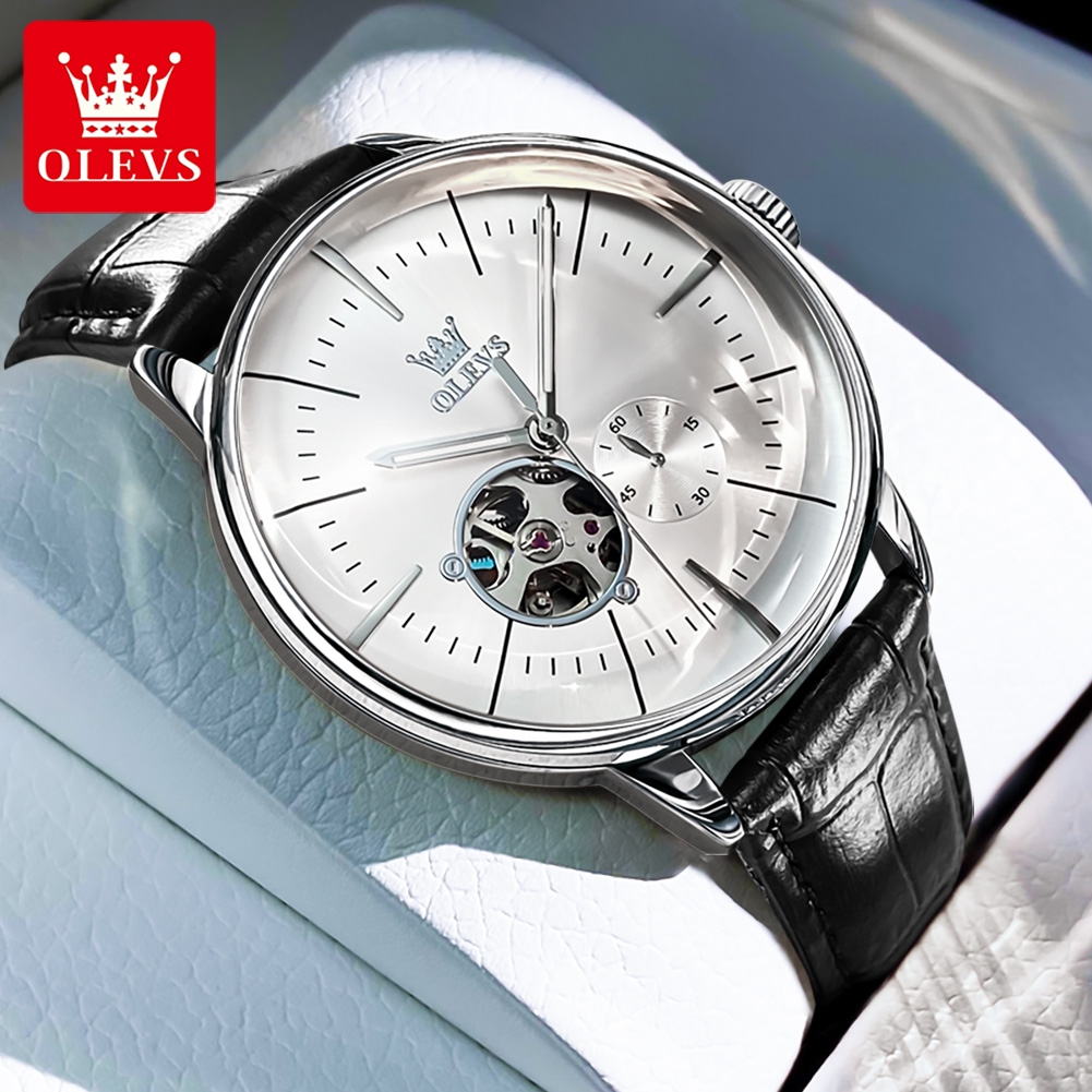 นาฬิกาข้อมือผู้ชาย OLEVS 6708  - Mens Mechanical Watch บทวิจารณ์และราคา