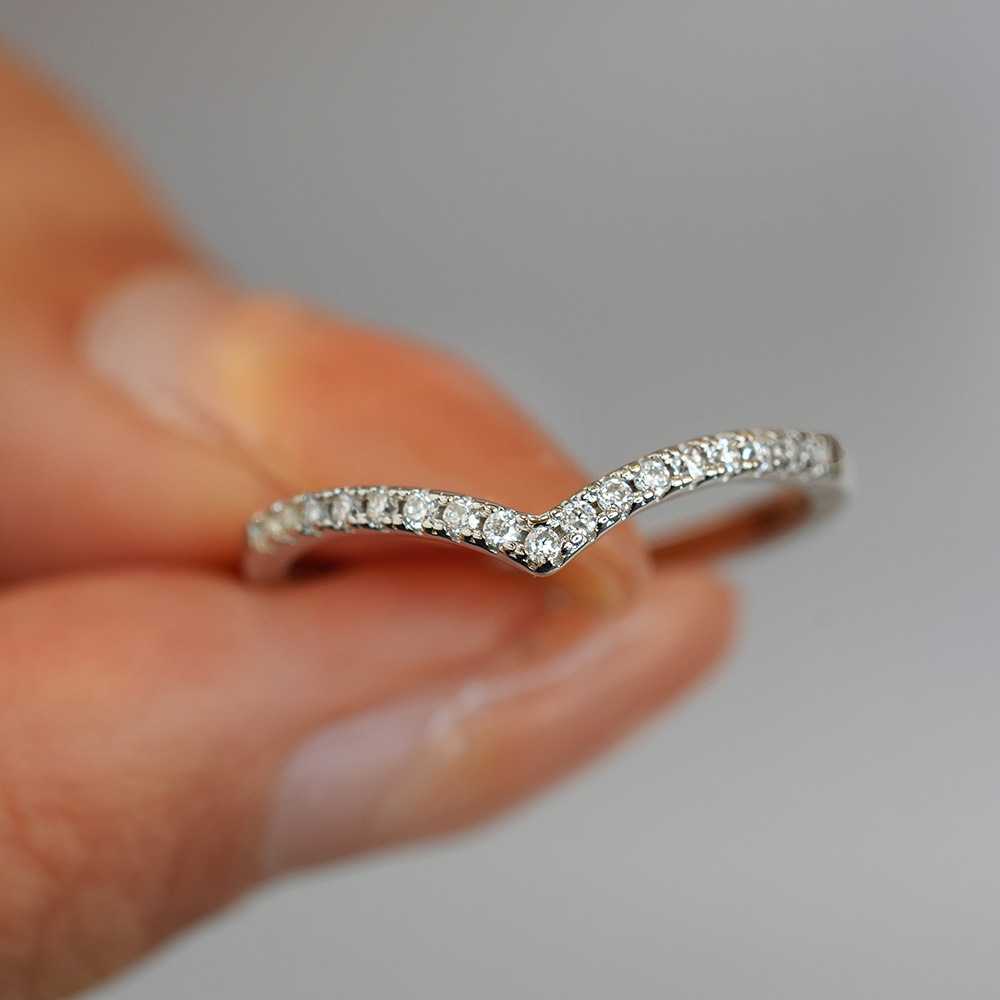 แหวนเงินแท้แบบซ้อนกันได้ ดีไซน - Minimalist Ring Stackable บทวิจารณ์และราคา