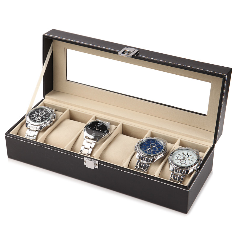 กล่องเก็บนาฬิกาหนังสไตล์ยุโรป  - Jewelry Organizer Watches บทวิจารณ์และราคา