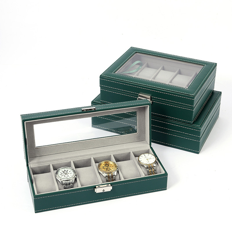 กล่องเก็บนาฬิกาหนังสไตล์ยุโรป  - Jewelry Organizer Watches บทวิจารณ์และราคา