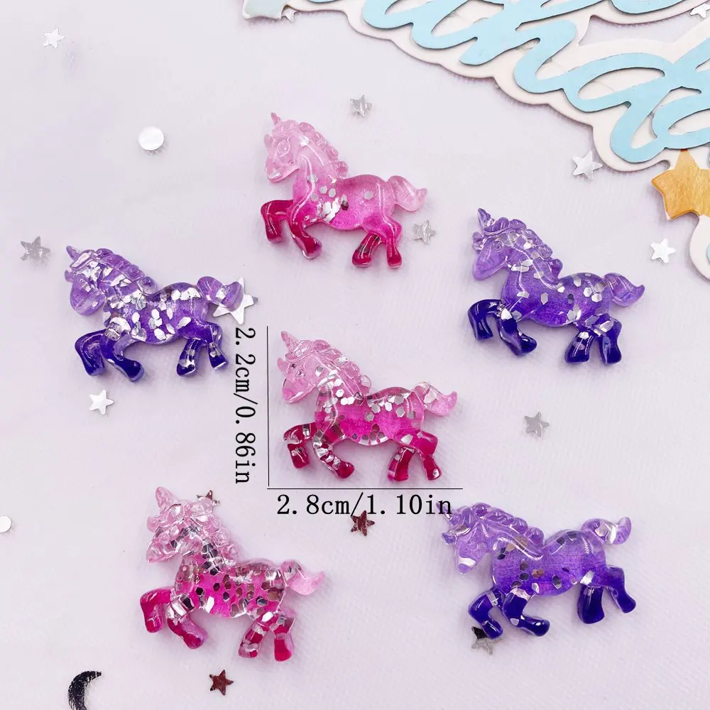 6PCS เรซิ่นที่มีสีสัน Glitter  - Paradise Jewelry & Watches Llc Miami Reviews บทวิจารณ์และราคา