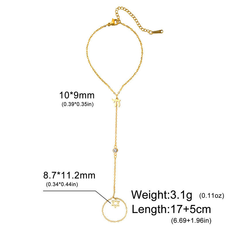 กำไลข้อมือรูปดาวหกแฉกของชาวยิว - Jewelry & Watches Sp Z Oo Janów Lubelski บทวิจารณ์และราคา
