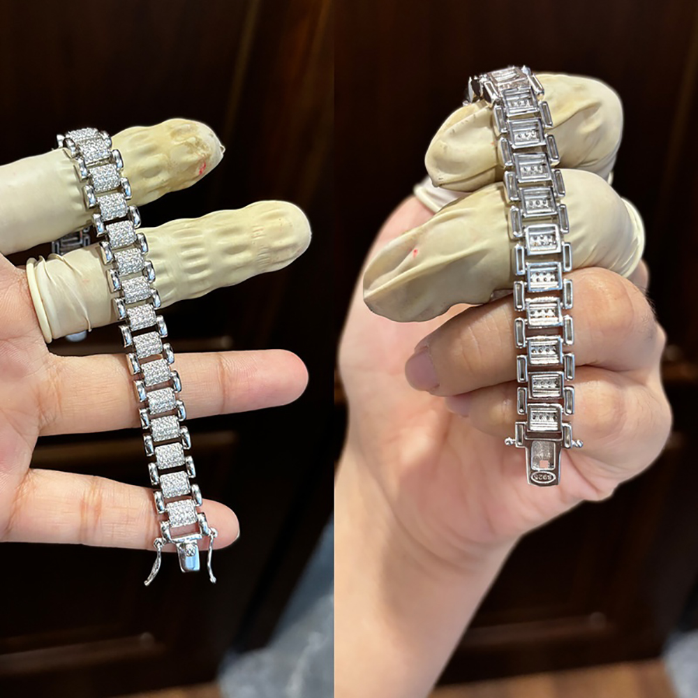 TEMGF สร้อยข้อมือโมอิสซาไนต์เต - Fine Jewelry Watches Women บทวิจารณ์และราคา