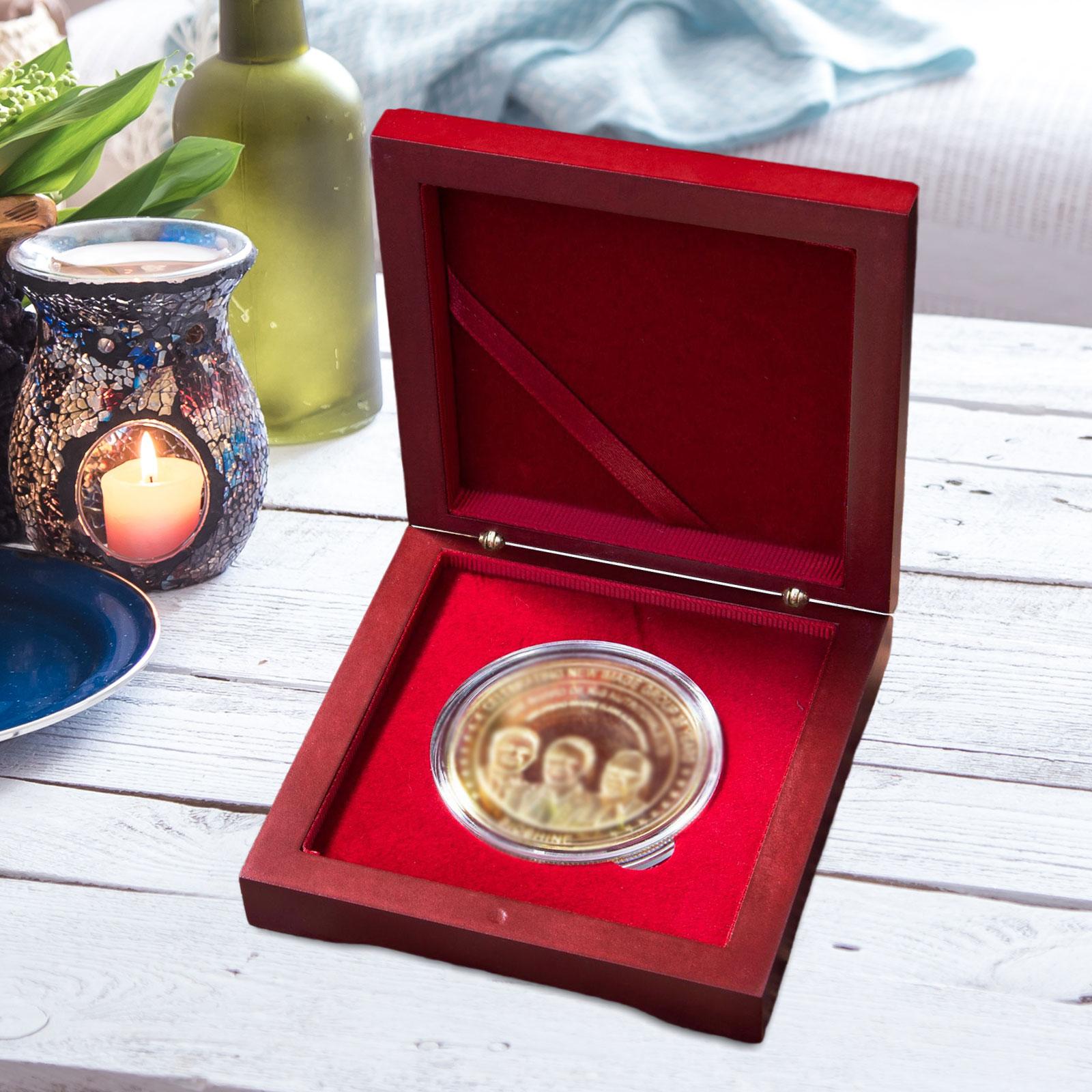 เหรียญการนําเสนอกล่องเหรียญไม้ - Collectors Coins Jewelry & Watches Of Smithtown บทวิจารณ์และราคา