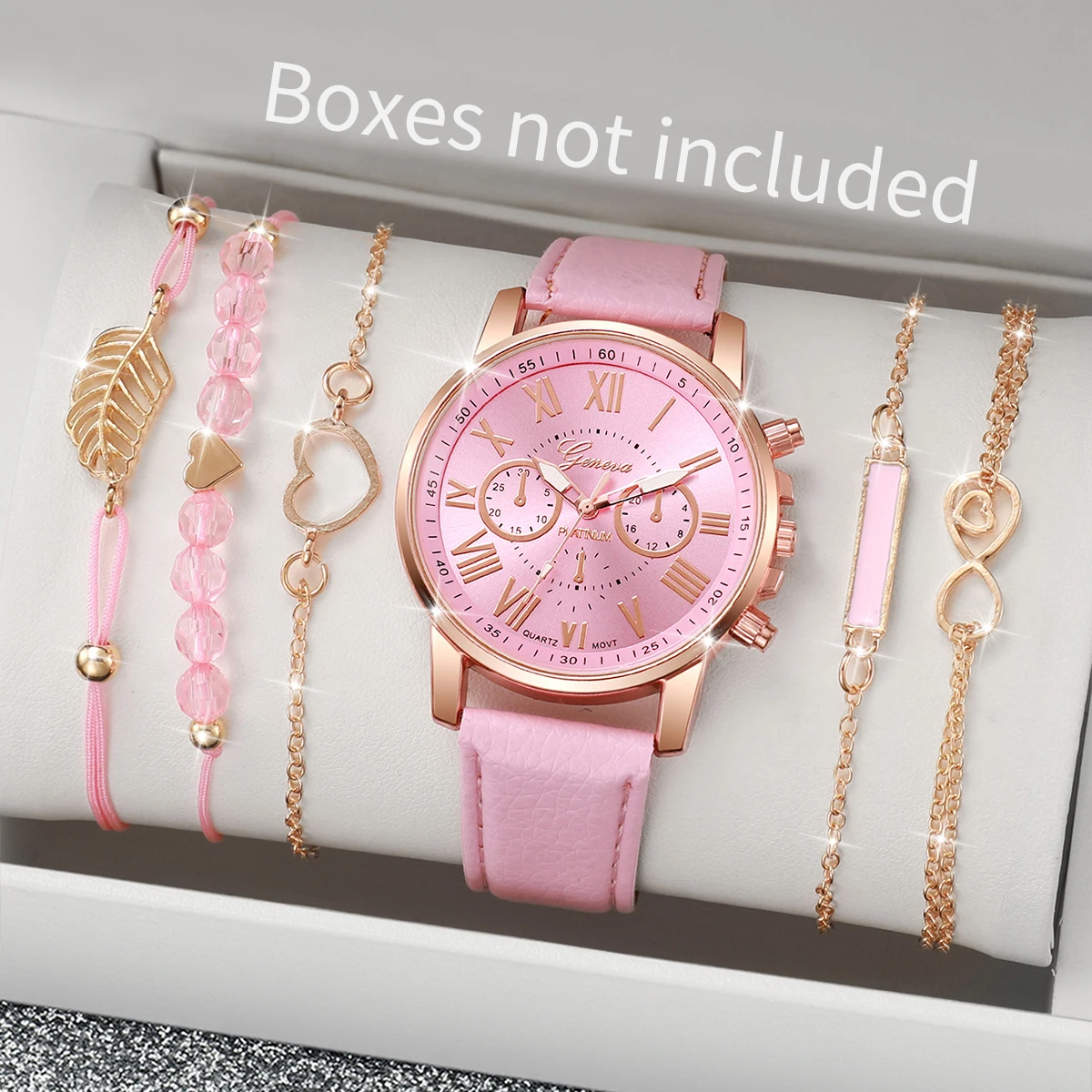 ชุดนาฬิกาผู้หญิงแบบสุ่มในกล่อง - Jewelry And Watches Box บทวิจารณ์และราคา