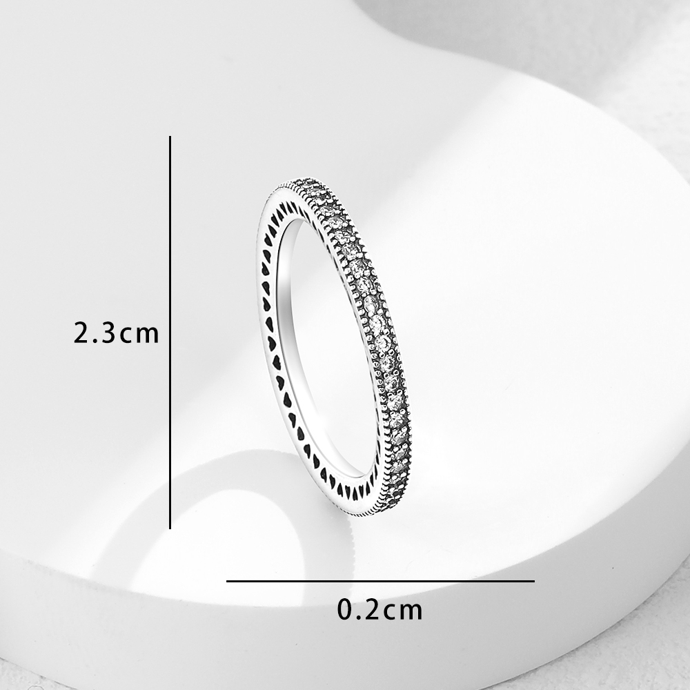 แหวนเงินแท้ 925 ดีไซน์ลายคลื่น - Minimalist Ring Stackable บทวิจารณ์และราคา