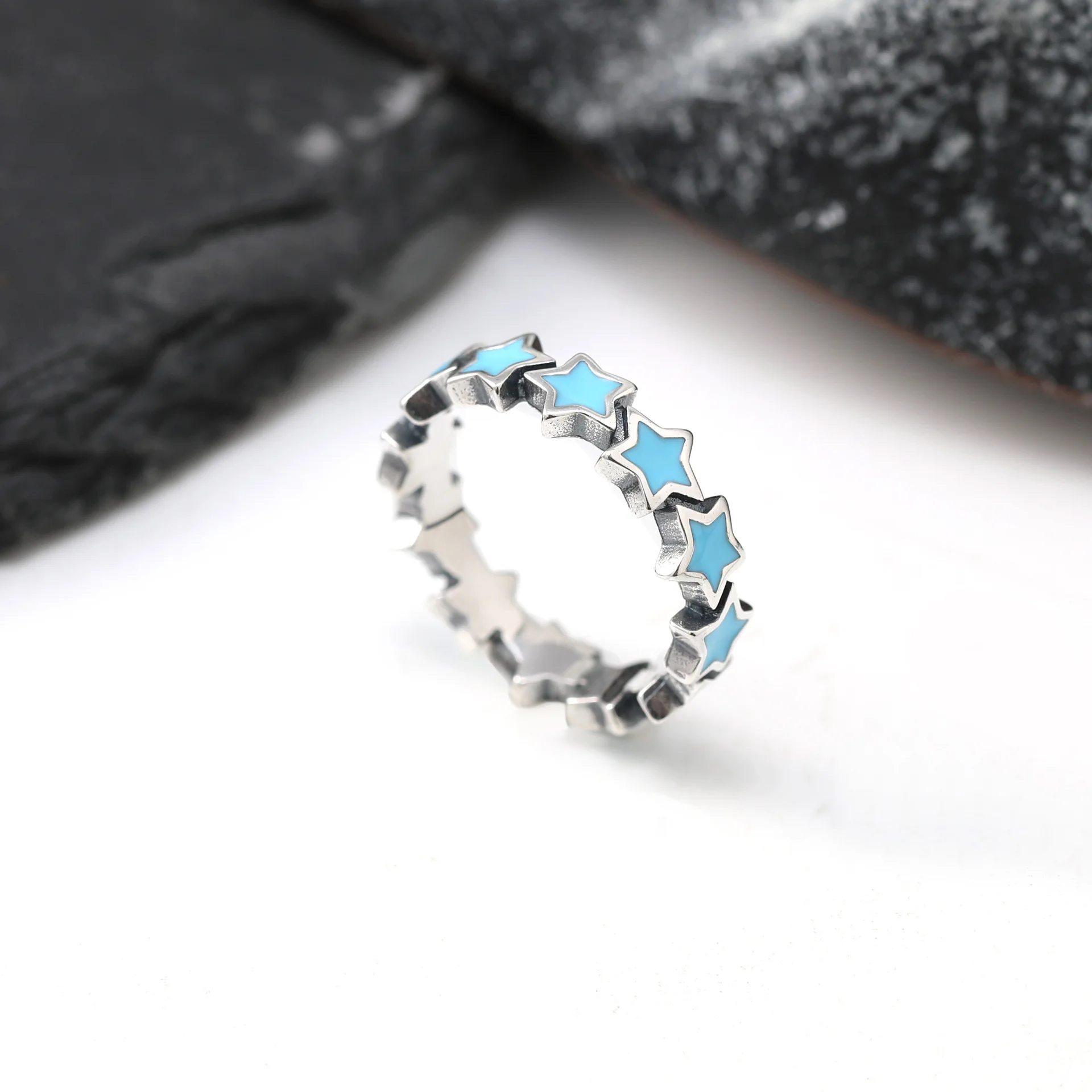 แหวนเงินแท้ S925 ดีไซน์วินเทจ  - Minimalist Ring Stackable บทวิจารณ์และราคา