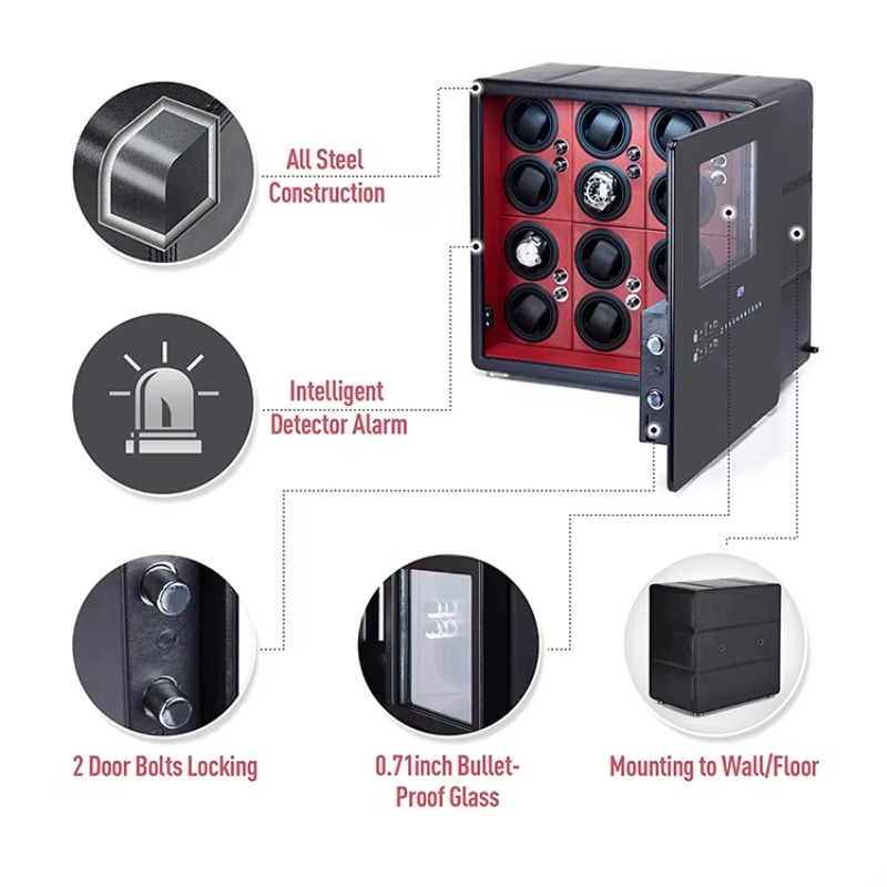 กล่องเก็บนาฬิกาอัตโนมัติ 12 รุ - Jewelry And Watches Box บทวิจารณ์และราคา