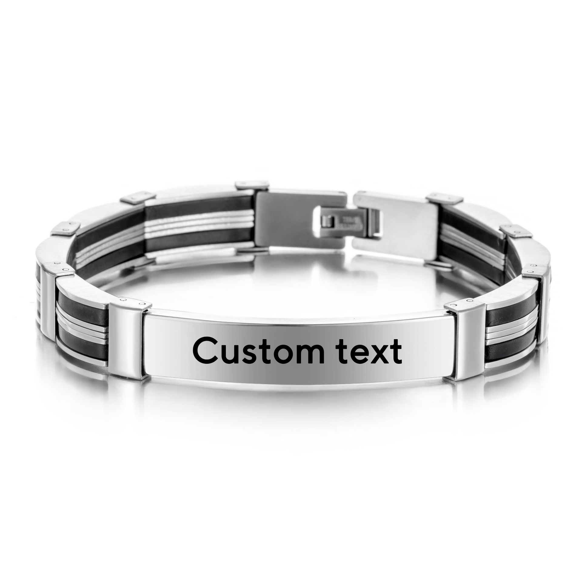 กำไลข้อมือสแตนเลสสตีลแบบพังก์ส - Jewelry Watches Men บทวิจารณ์และราคา