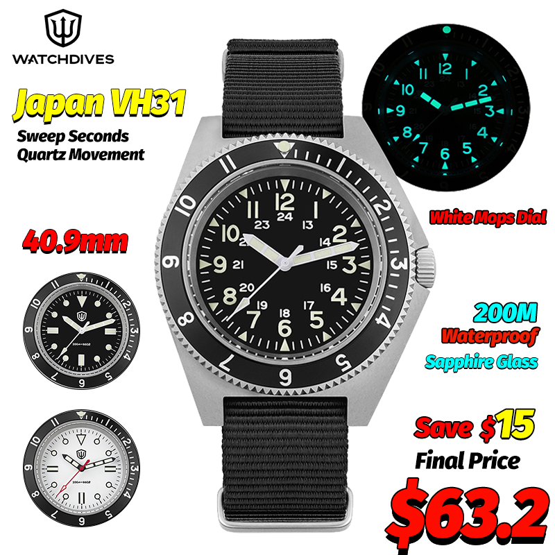 นาฬิกาควอตซ์ Watchdives รุ่น W - Jewelry And Watches Box บทวิจารณ์และราคา