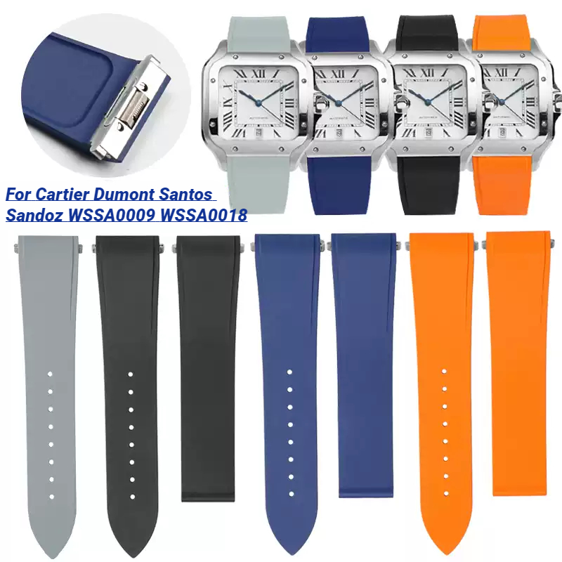 18.5 มม.21 มม.โลหะสําหรับ Cart - Cartier Watch Santos บทวิจารณ์และราคา