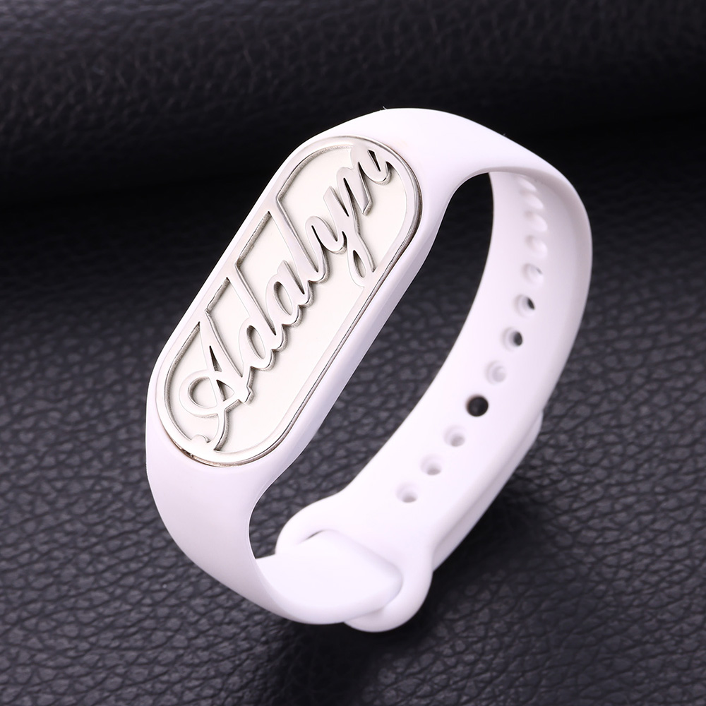 1 ชิ้น Custom ชื่อสร้อยข้อมือส - Jewelry Watches Men บทวิจารณ์และราคา