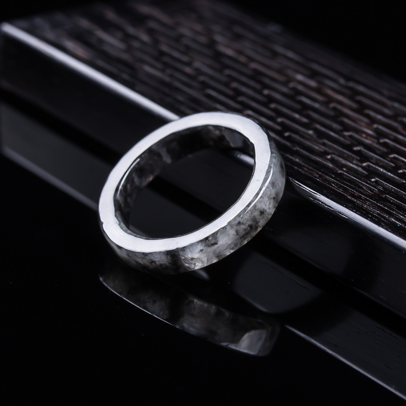 หยกพม่าเกรด A แท้, แหวนหยกดำชน - Jewelry & Watches Sp Z Oo Janów Lubelski บทวิจารณ์และราคา