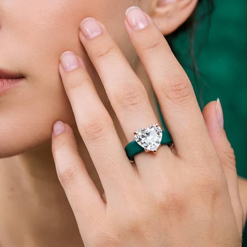 แหวนซิลิโคนรูปหัวใจแบบมินิมอล  - Minimalist Ring Stackable บทวิจารณ์และราคา